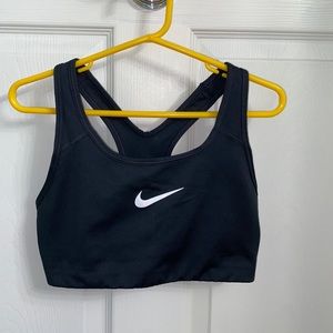 Black Dri-Fit Nike Medium Support Sports Bra